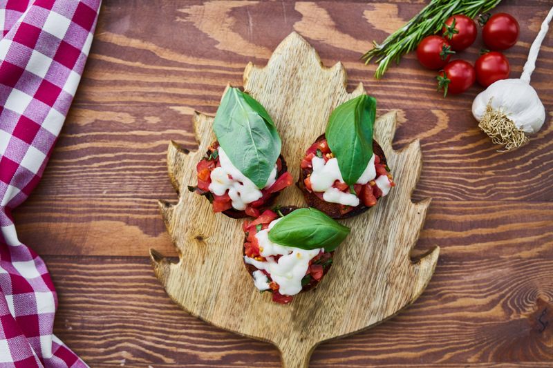 Bruschetta trio starter at Pizza factory
