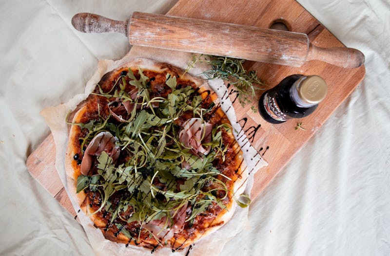 Prosciutto Fig Pizza at Pizza factory