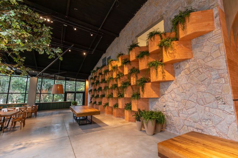Pizza factory restaurant interior and ambiance